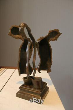 ARMAN & Bocquel Fondeur Dans le soi Transculpture Bronze signe numerote