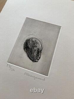 Agnès BRACQUEMOND / Hand signed etching print