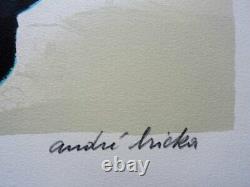 André BRICKA Les Cyclades LITHOGRAPHIE Originale signée #125ex