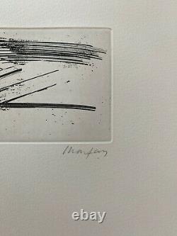 André MARFAING / Hand signed Etching print, 1974
