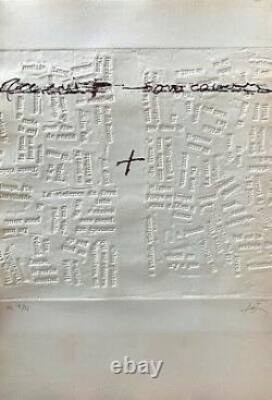 Antoni TÀPIES / Hand signed etching print 1975