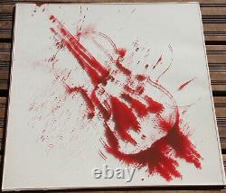 Arman Sérigraphie sur plexi signée numérotée colère de violon musique 1973