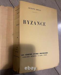 Auguste Bailly Byzance 1939 EO, signé, vélin Rives, numéroté, gdes marges etc