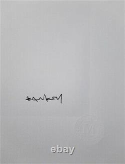 BANKSY Original M Arts Edition GRANDE Lithographie 5065cm Signée Numérotée /150