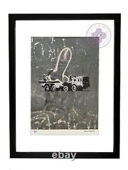 BANKSY Original M Arts Edition Lithographie Signée Numérotée /150 CADRE INCLUS