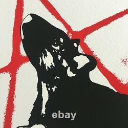 BLEK LE RAT The Anarchist Signed and numbered Screenprint Rare in hand