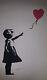 Banksy Fille au ballon Lithographie originale signée et numérotée au crayon