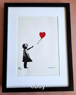 Banksy Lithographie Signée Numérotée /150 + CADRE INCLUS not shepard original