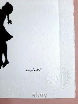 Banksy Original M Arts Edition Lithographie Signée Numérotée /150 CADRE INCLUS