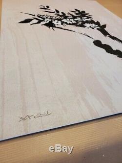 Banksy thrower triptych print original signed numeroted 300 Grossdomesticproduct