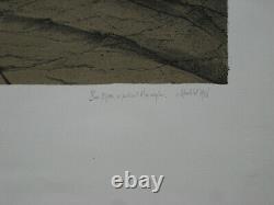 Cat Roland Lithographie 1976 Signée Au Crayon Num/60 Handsigned Numb Lithograph