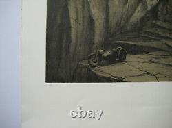 Cat Roland Lithographie 1976 Signée Au Crayon Num/60 Handsigned Numb Lithograph