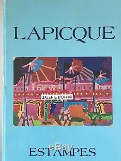 Charles LAPICQUE Estampe originale Lithographie Le Colisée