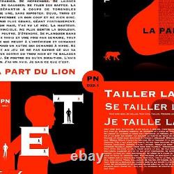 D22.1 Patrick Nicolas 2022 La Part du Lion estampe pop art digital abstrait