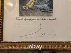 DALI Salvador Cuerda hipnagogica de Lulio estringido, Les Caprices de Goya
