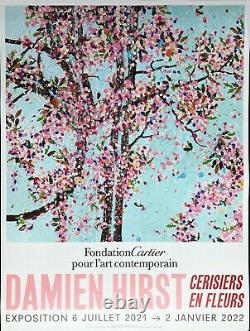 Damien Hirst Cherry Blossoms Affiche d'exposition à la Fondation Cartier 3/6