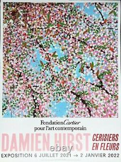 Damien Hirst Chery Blossoms Affiche d'exposition à la Fondation Cartier 1/6