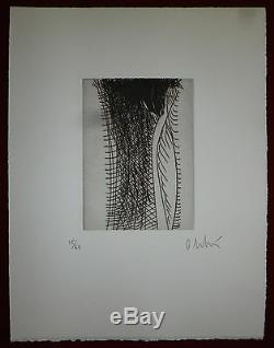 Debré Olivier gravure originale signée numérotée Debré Art Abstrait Abstraction
