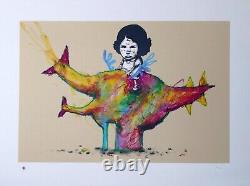 Dran Poulet Dinosaure 2011 POW Print New and Hand finished