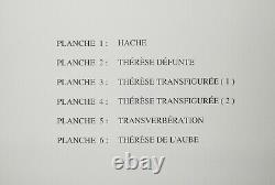 ESTRADE Daniel Thérèse de la Terre (de Lisieux), 1994. Complet de ses 6 gravures