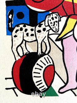 Fernand Josera Légère Lithographie Original 1962 Numéroté Maeght Signé Joan Mirò