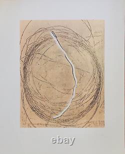 Fiedler Francois Lithographie signée numérotée art abstrait abstraction Hongrois