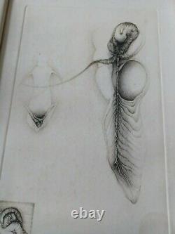 Fred DEUX Anatomie. Gravure épreuve d'artiste sur papier. Signée