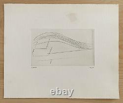 Geneviève ASSE / Hand signed Etching print