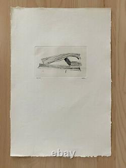 Geneviève ASSE / Hand signed Etching print 1974