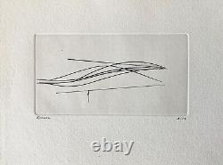 Geneviève ASSE / Hand signed Etching print 1982