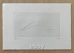 Geneviève ASSE / Hand signed Etching print 1982