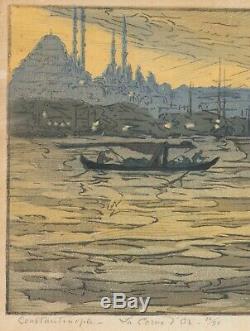 Géo Fourrier, Auguste Matisse, Constantinople, gravure, Istanbul, Symbolisme