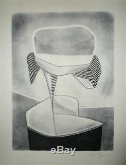 HORAK BOHUSLAV lithographie signée numérotée art abstrait abstract USA CZECH