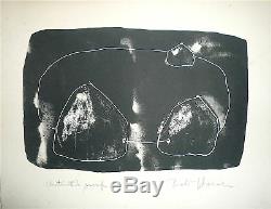 HORAK BOHUSLAV lithographie signée numérotée art abstrait abstrait USA CZECH