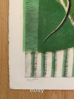 Henri GOETZ / Hand signed carborundum etching print / Gravure 75x105cm