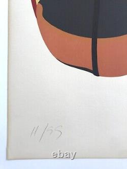Hervé TÉLÉMAQUE, Pour Joan Prats, 1972. Lithographie originale signée au crayon