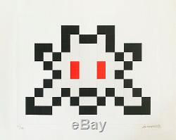 INVADER Full Little Big Space / Signed and numbered embossed lithograph print