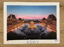 JR au Louvre 29 mars 19h45 2019 Signed and numbered Lithograph Edition /250