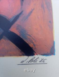 Jacques POLI (1938-2002) Grande Lithographie 7 signée numérotée 7/30