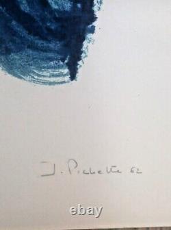 James PICHETTE (1920 1996) Composition Lithographie Signée Numéroté 18/75