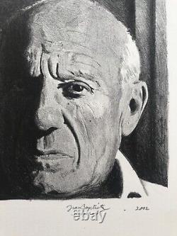 Jean-Baptiste SECHERET, Bonjour Picasso, 2002. Lithographie signée au crayon