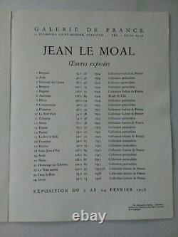Jean Le Moal (1909-2007) RamuresLithographie 1956, signée et N°16/200 Galerie