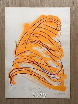 Jean MESSAGIER / Hand signed EA Lithograph