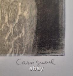 Jean Pierre Cassigneul Lithographie Originale signée numérot