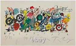 Jean TINGUELY 1986 Estampe Sérigraphie Couleurs signed and numbered in pencil