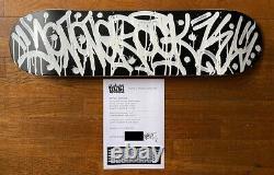 JonOne Skateboard Oeuvre originale signée numérotée certificat Street Art