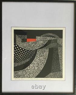 Joseph KADAR, 1936, Hongrie. Hommage à Le Corbusier. 1988. Sérigraphie signée. 25x25