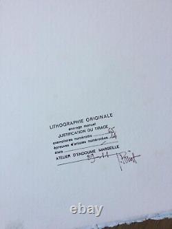 LITHOGRAPHIE ORIGINALE Signée & Numérotée Georges POINT 1989