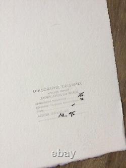 LITHOGRAPHIE ORIGINALE Signée & Numérotée Georges POINT 1995