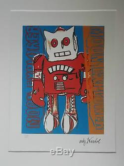 Lithographie, Andy Warhol, Moon Explorer 1 , Tirage 5.000 Ex